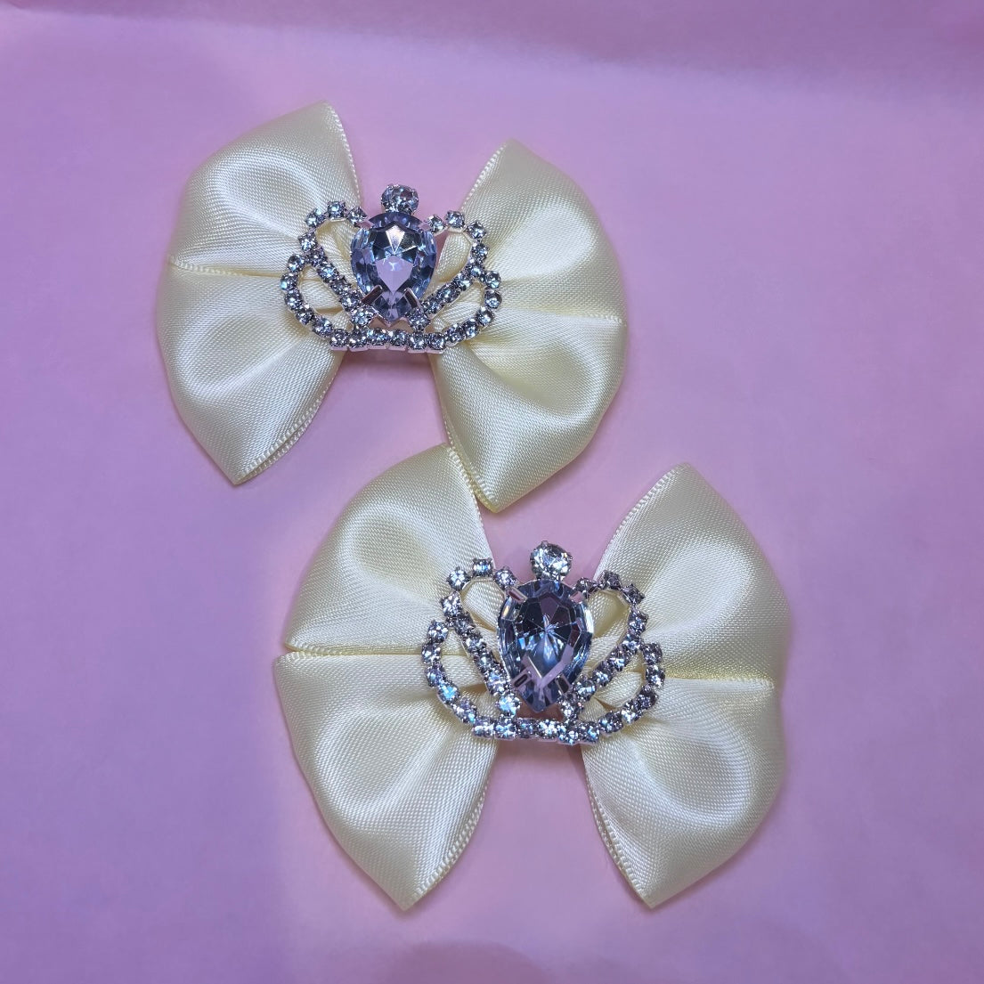 Crown Pigtail Bows