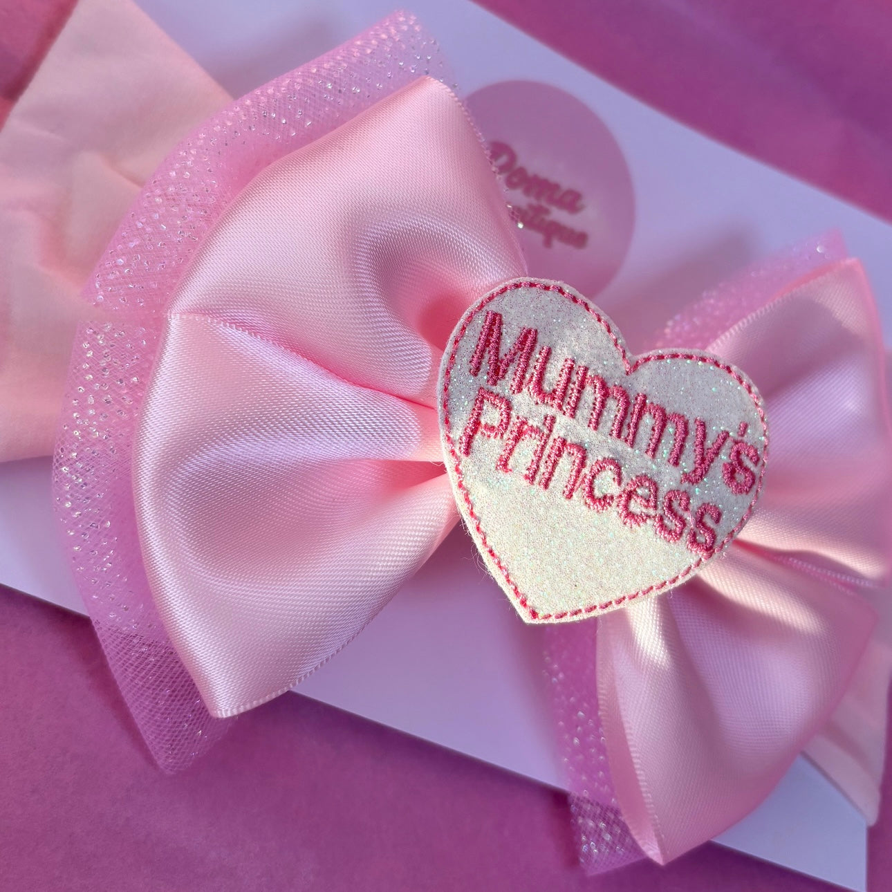 ‘Mummy’s Princess’ Bow Headband