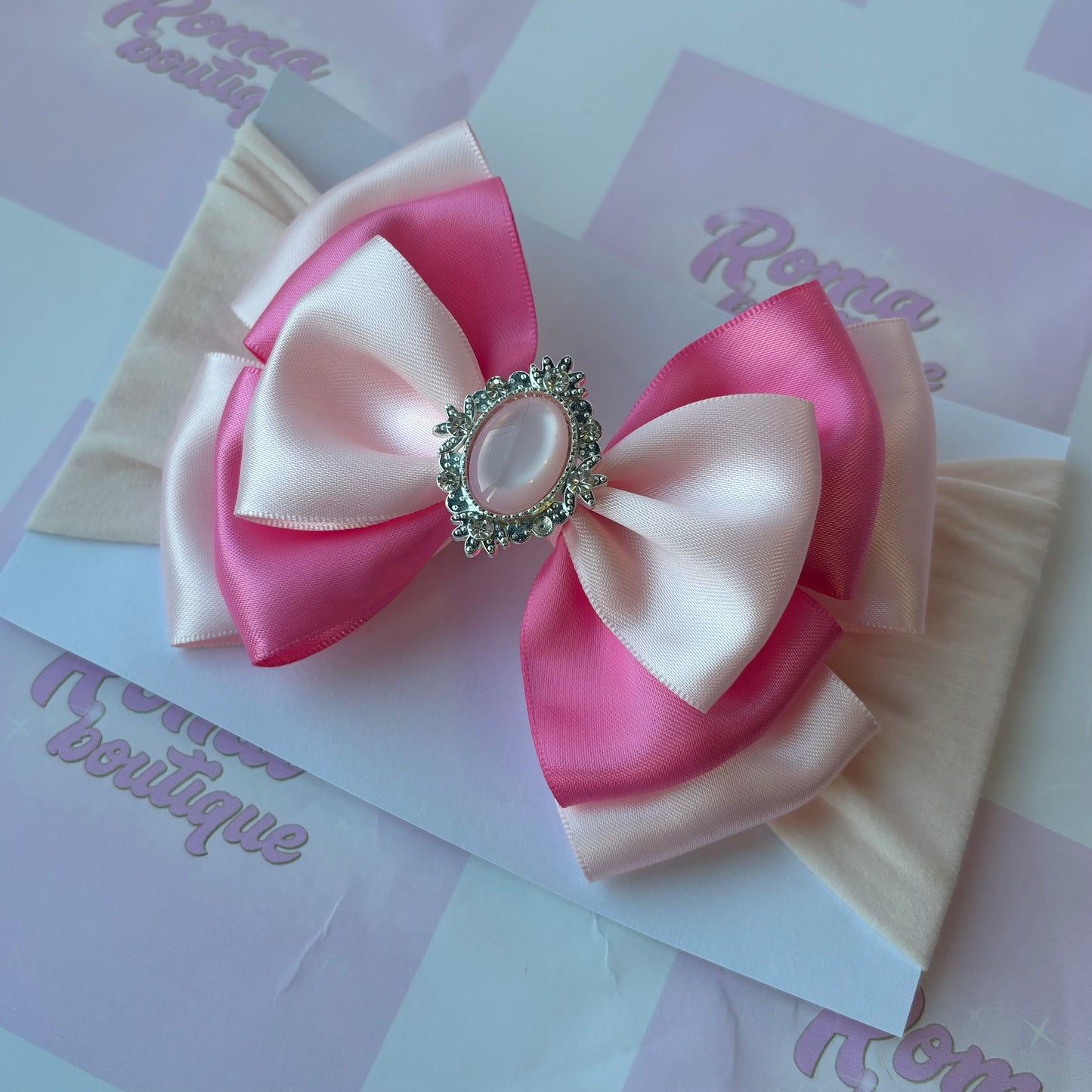 Triple Pink Bow