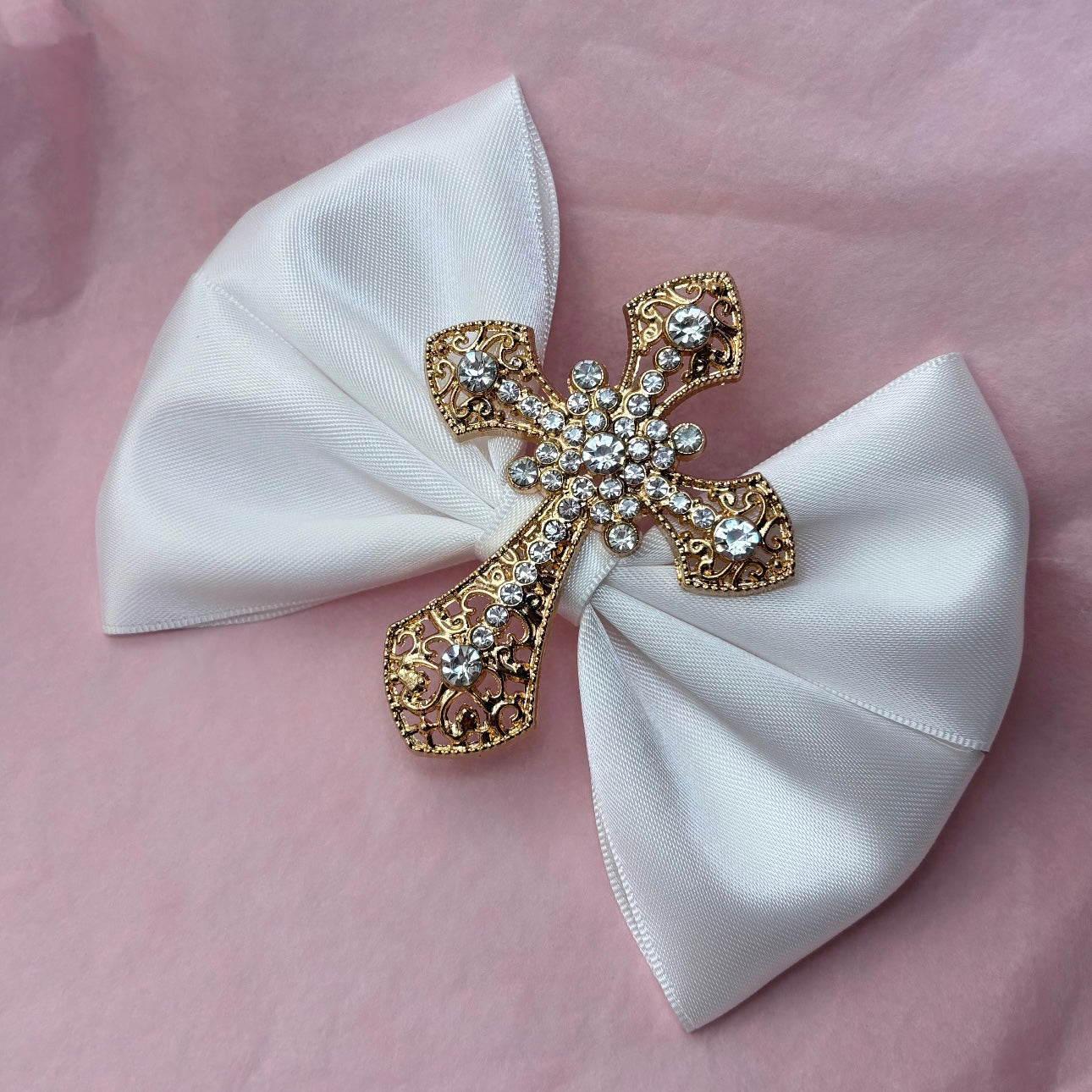 Custom christening headband