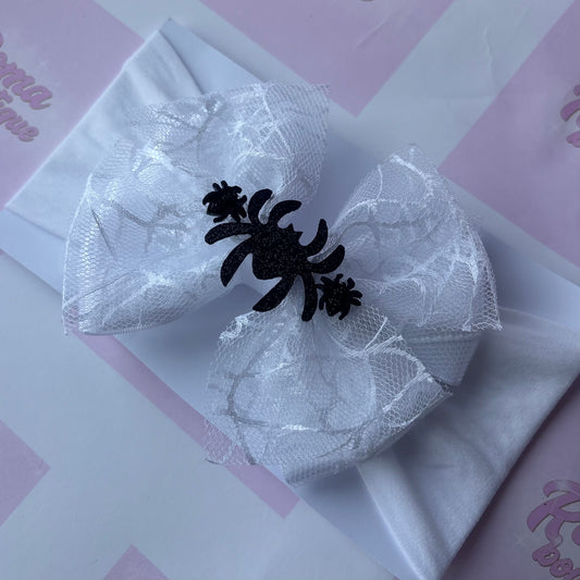 Glitter Spider Bow