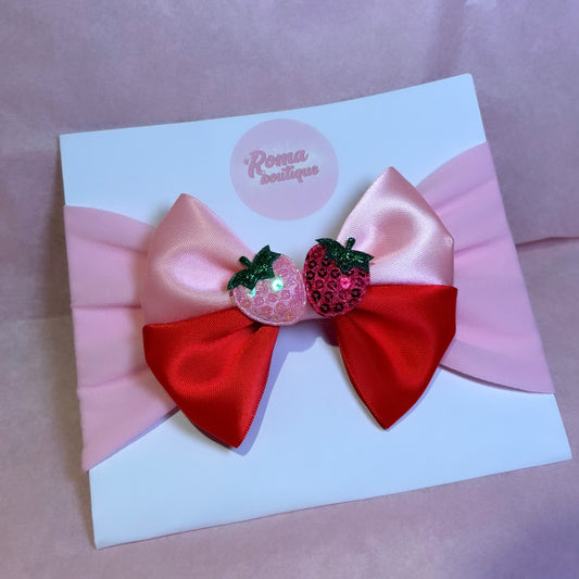 Strawberry Two Tone Headband