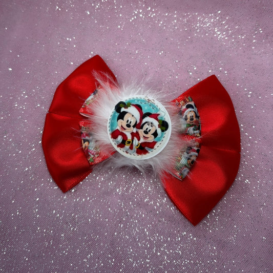 Minnie & Mickey (headband or clip)