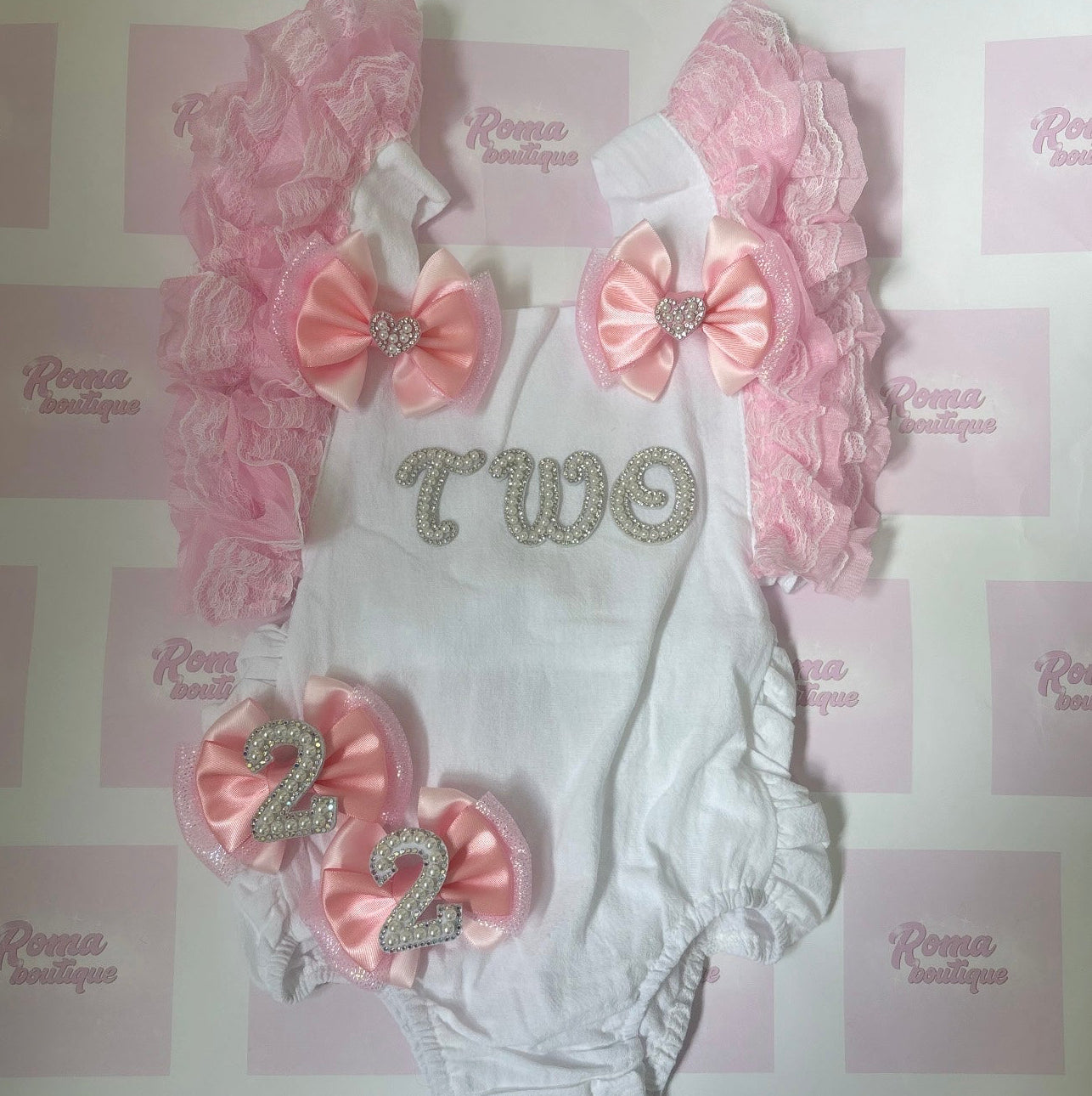 Pretty In Pink Romper Set