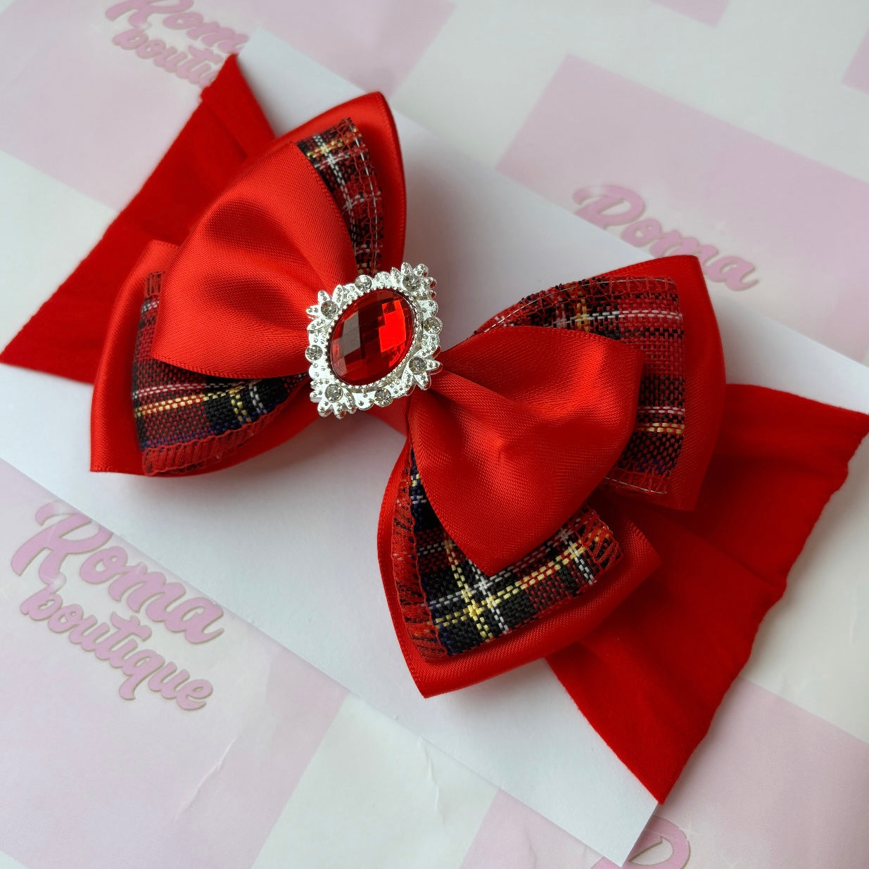 Classic Tartan Bow