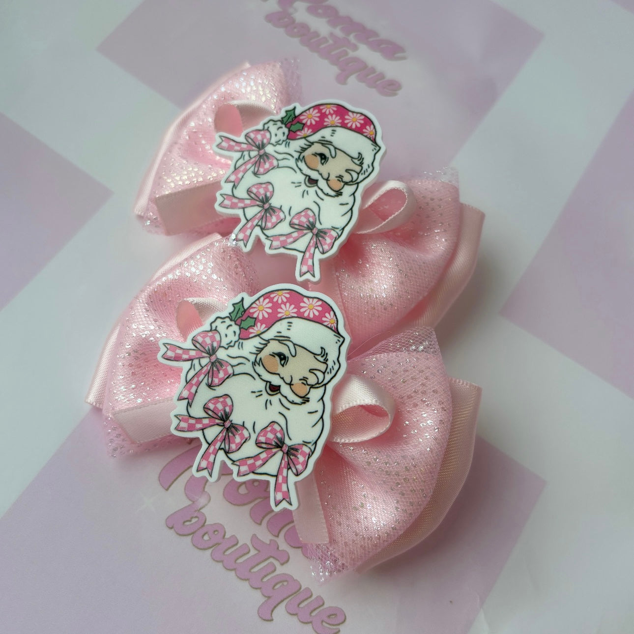 Pink Santa Piggies