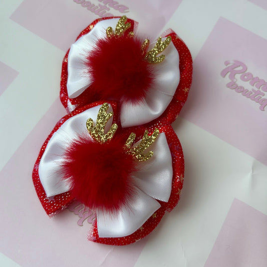 Reindeer Pom Pom Piggies