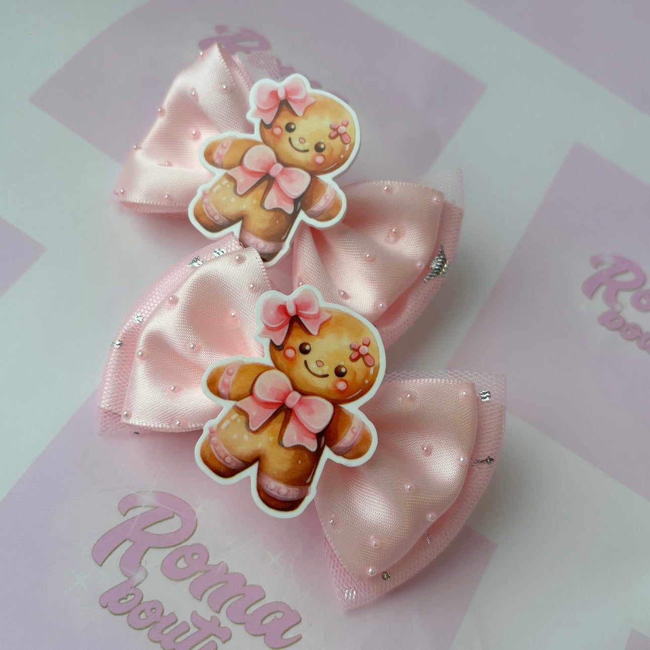 Pink Gingerbread Girl Piggies