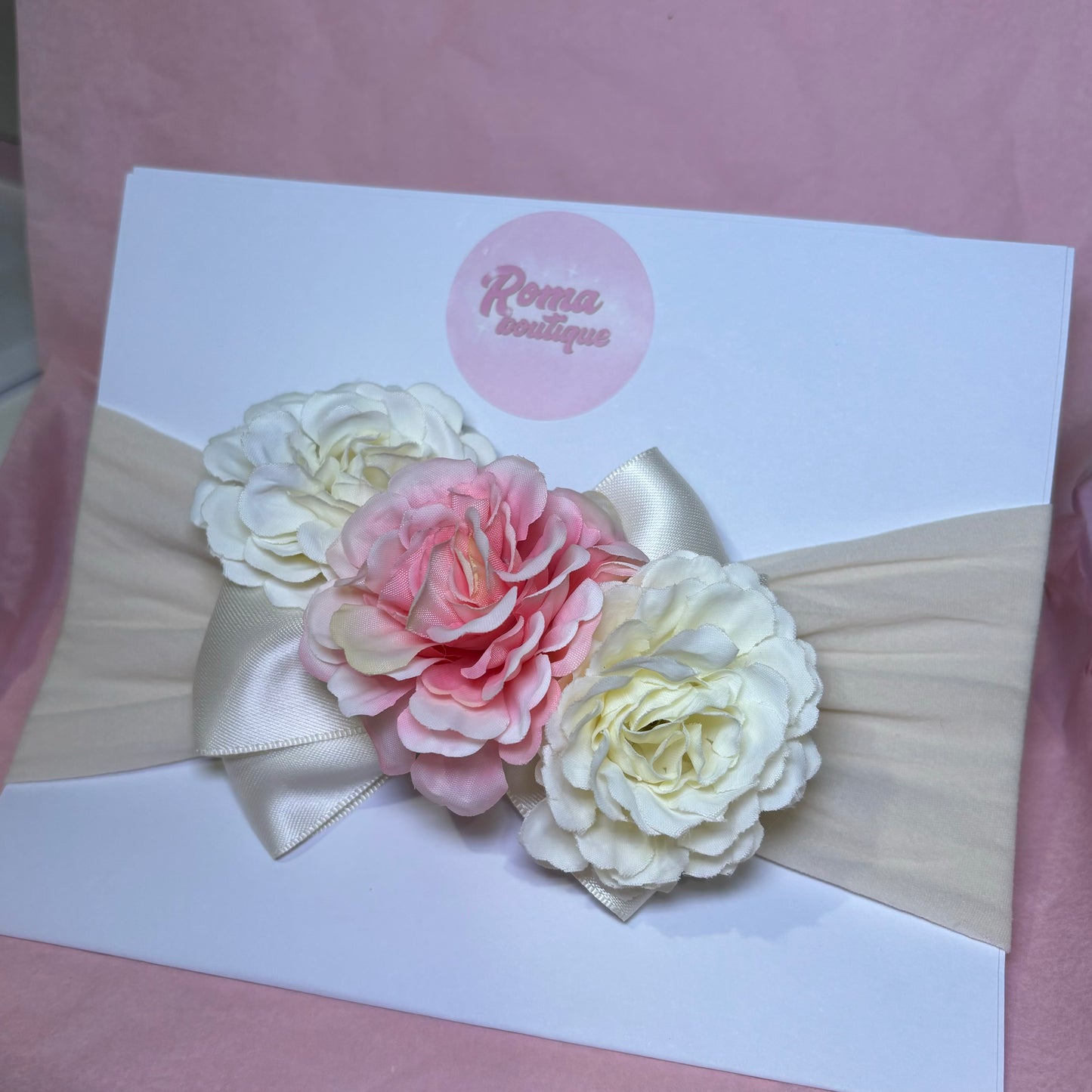 Flower Bow Headband